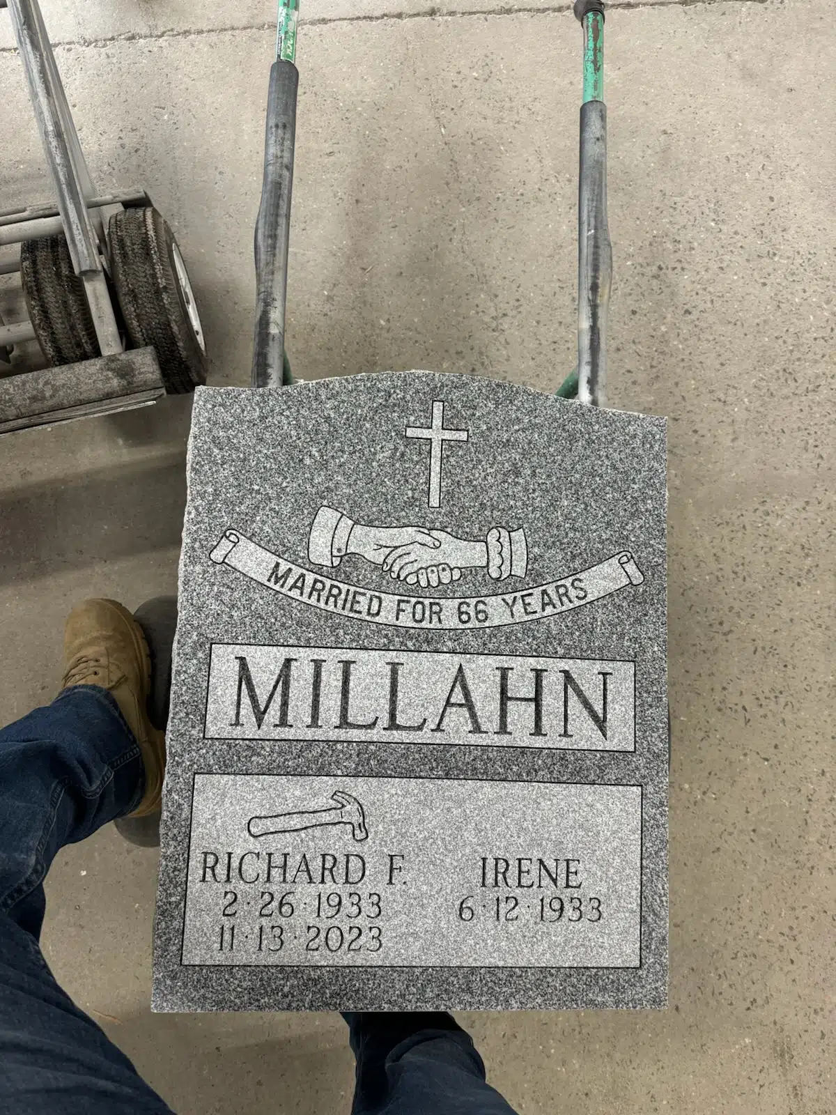 Granite Headstone Maker / Company hand-carved by Gravestone Maker in NJ — image 2