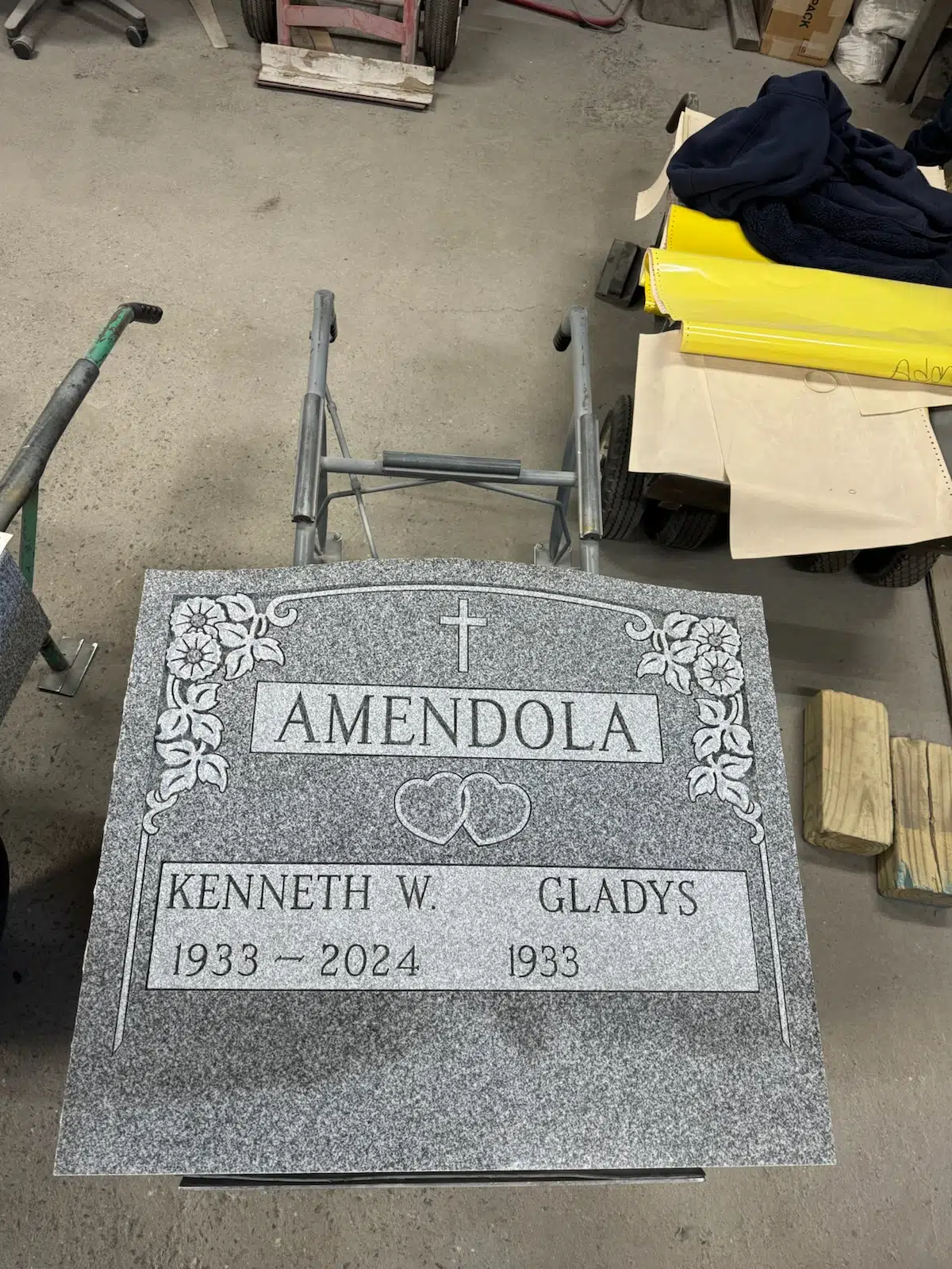 Granite Headstone Maker / Company hand-carved by Gravestone Maker in NJ — image 2